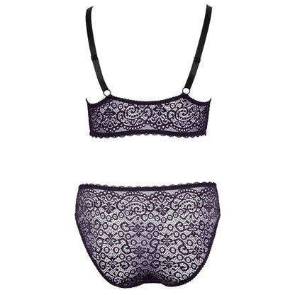Cottelli Curves Delicate Lace Bralette And Briefs | Bras & Bra Sets | Cottelli Lingerie | Bodyjoys