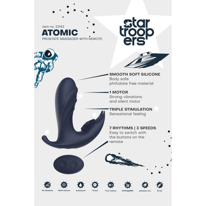 Startroopers Atomic Prostate Massager With Remote | Prostate Stimulator | Dream Toys | Bodyjoys