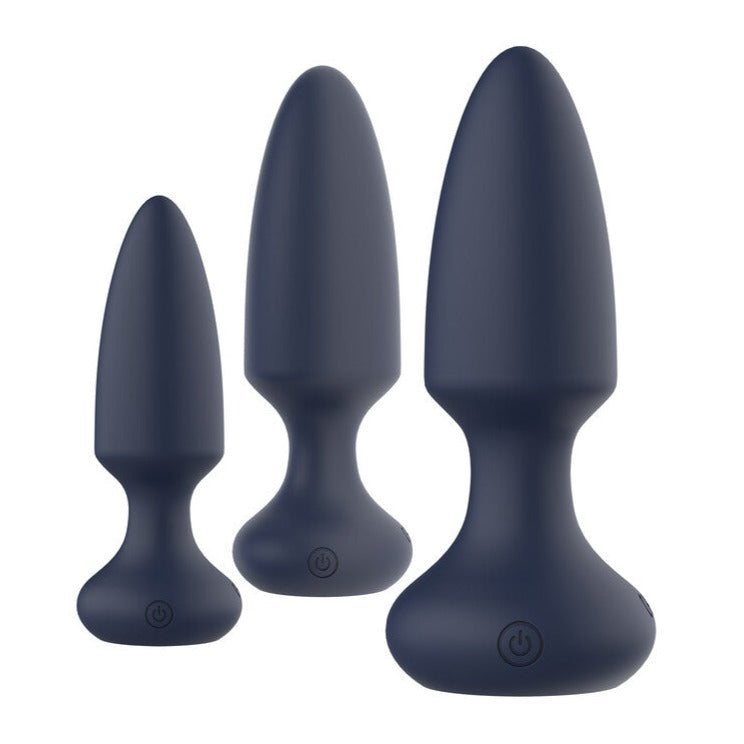 Startroopers Mars Advanced Vibrating Anal Plug Training Kit | Butt Plug Set | Dream Toys | Bodyjoys