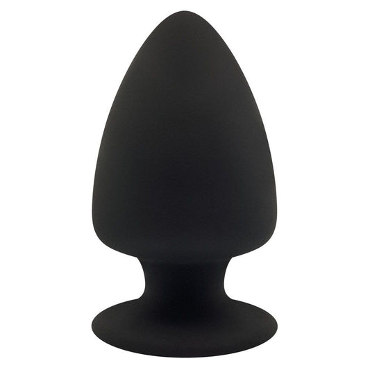 SilexD Premium Silicone Adaptable Butt Plug Black Medium | Classic Butt Plug | SilexD | Bodyjoys