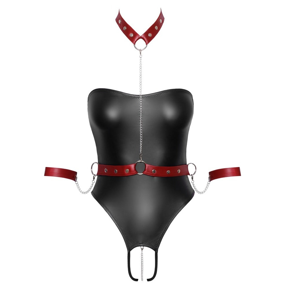 Cottelli Bondage Body With Harness Black | Female Fetish Underwear | Cottelli Lingerie | Bodyjoys