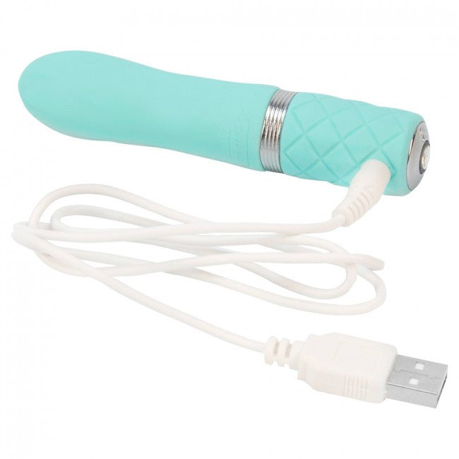 Pillow Talk Flirty Rechargeable Bullet Teal | Bullet Vibrator | BMS | Bodyjoys