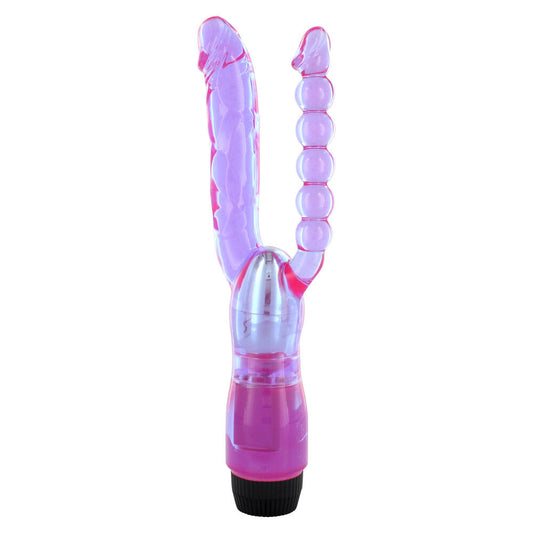 XCEL Double Penetration Vibrator | Dildo Vibrator | Seven Creations | Bodyjoys