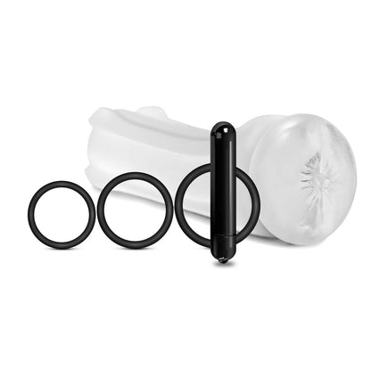 Happy Ending MSTR B8 Bum Rush Vibrating Ass Pack Stroker | Male Vibrator | Global Novelties | Bodyjoys