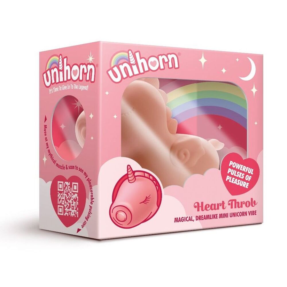 Unihorn Heart Throb Pulsating Mini Unicorn Vibe | Clitoral Vibrator | Creative Conceptions | Bodyjoys