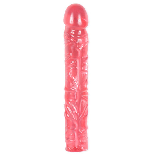 Crystal Jellies 10 Inch Classic Dong Pink | Large Dildo | Doc Johnson | Bodyjoys