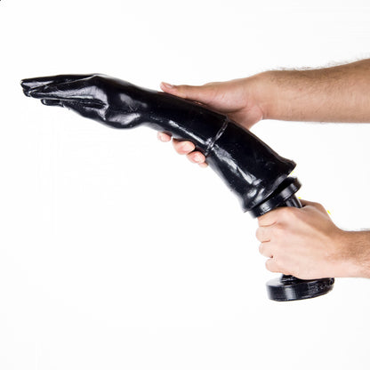 Fist Impact Hold The Slap 20 Inch Fist Dildo Black | Extreme Dildo | Gangbangster | Bodyjoys