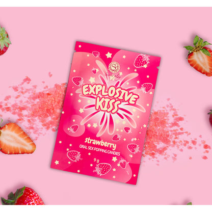 Secret Play Explosive Kiss Oral Sex Popping Strawberry 9g | Gifts & Gift Set | Various brands | Bodyjoys