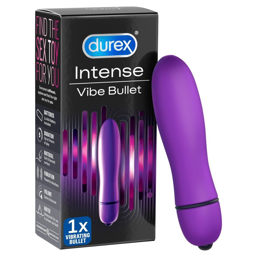 Durex Intense Vibe Bullet Purple | Bullet Vibrator | Durex | Bodyjoys
