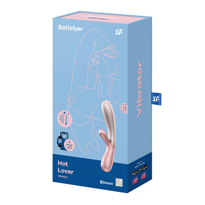 Satisfyer Hot Lover Warming Vibrator App-Enabled Pink | Rabbit Vibrator | Satisfyer | Bodyjoys