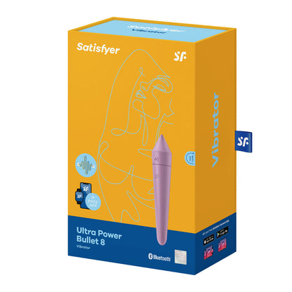 Satisfyer Ultra Power Bullet 8 With App-Enabled Lilac | Bullet Vibrator | Satisfyer | Bodyjoys
