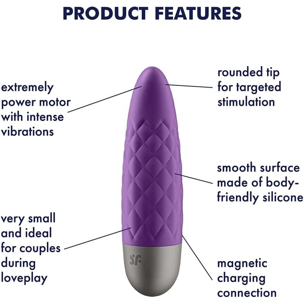 Satisfyer Ultra Power Bullet 5 Purple | Bullet Vibrator | Satisfyer | Bodyjoys
