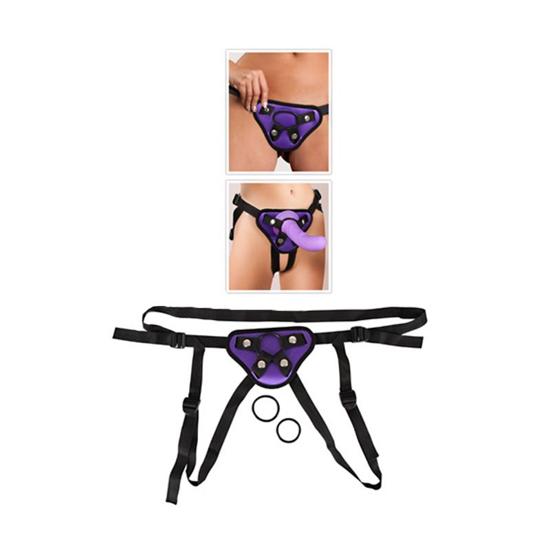 Universal Harness Strap-On Purple And Black | Strap-On Harness | You2Toys | Bodyjoys