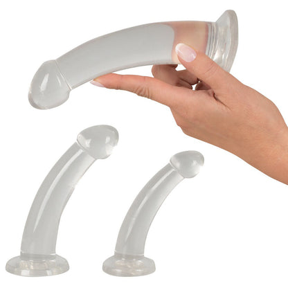 Crystal Clear Anal Training Set 3 Pieces | Butt Plug Set | You2Toys | Bodyjoys