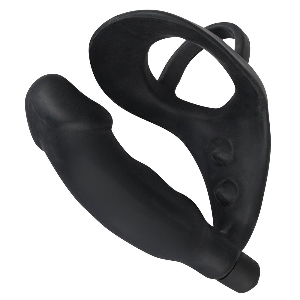 Black Velvets Cock Ring And Vibrating Anal Plug | Anal Cock Ring | You2Toys | Bodyjoys