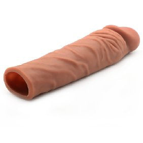7.4 Inch Penis Extender Flesh Brown | Penis Sheath | Various brands | Bodyjoys
