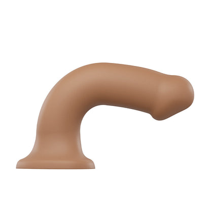 Strap On Me Silicone Dual Density Bendable Dildo Small Caramel | Non-Phallic Dildo | Strap On Me | Bodyjoys