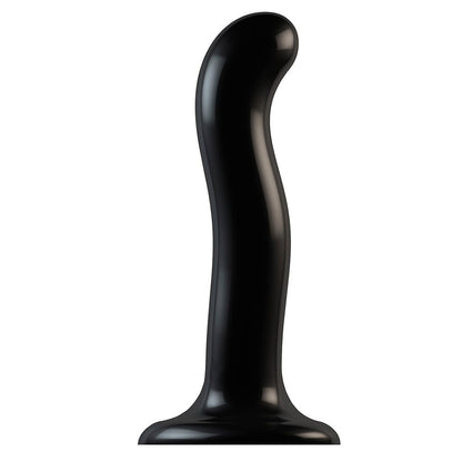 Strap On Me Prostate And G-Spot Curved Dildo Medium Black | Non-Phallic Dildo | Strap On Me | Bodyjoys