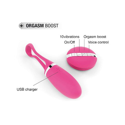Dorcel Secret Delight Remote Control Vibrating Egg | Love Egg Vibrator | Dorcel | Bodyjoys
