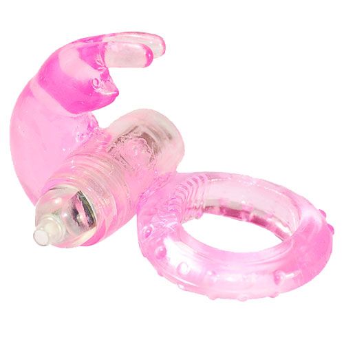 Jelly Vibrating Rabbit Cock Ring pink | Vibrating Cock Ring | Various brands | Bodyjoys