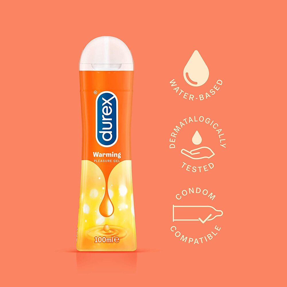 Durex Warming Pleasure Gel Lubricant 100ml | Tingling & Warming Lube | Durex | Bodyjoys