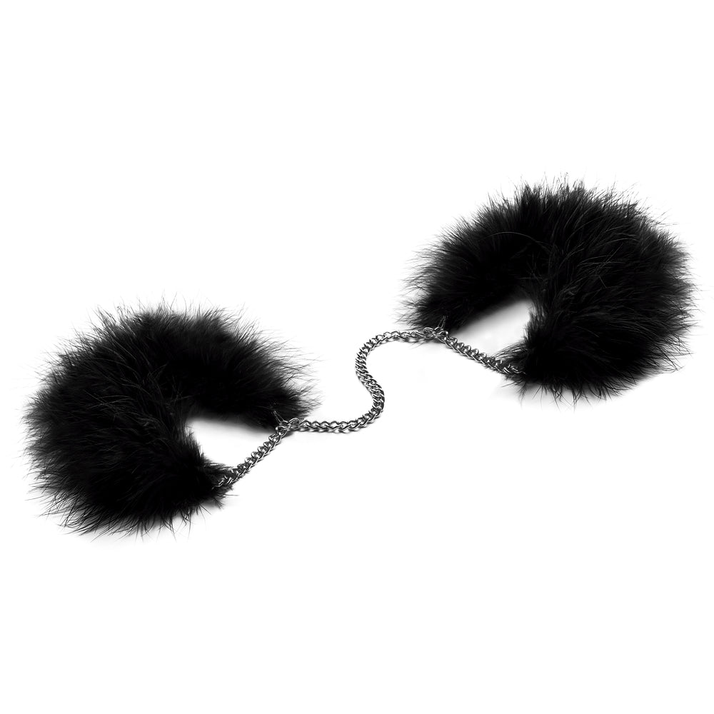 Bijoux Indiscrets Za Za Zu Marabou Feather Handcuffs | Bondage Handcuffs | Bijoux Indiscrets | Bodyjoys