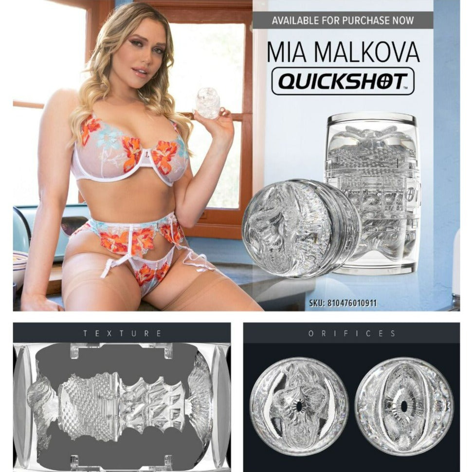 Fleshlight Mia Malkova Quickshot Stroker Lady And Butt | Fleshlight Stroker | Fleshlight | Bodyjoys