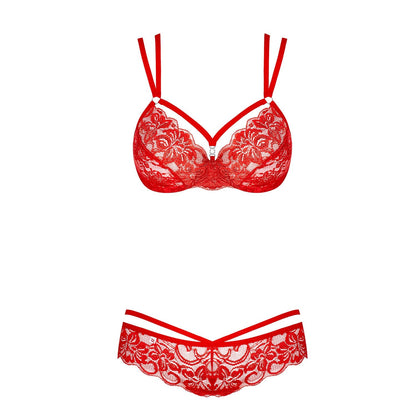 Obsessive Red Lace Bra And G-String | Bras & Bra Sets | Obsessive Lingerie | Bodyjoys
