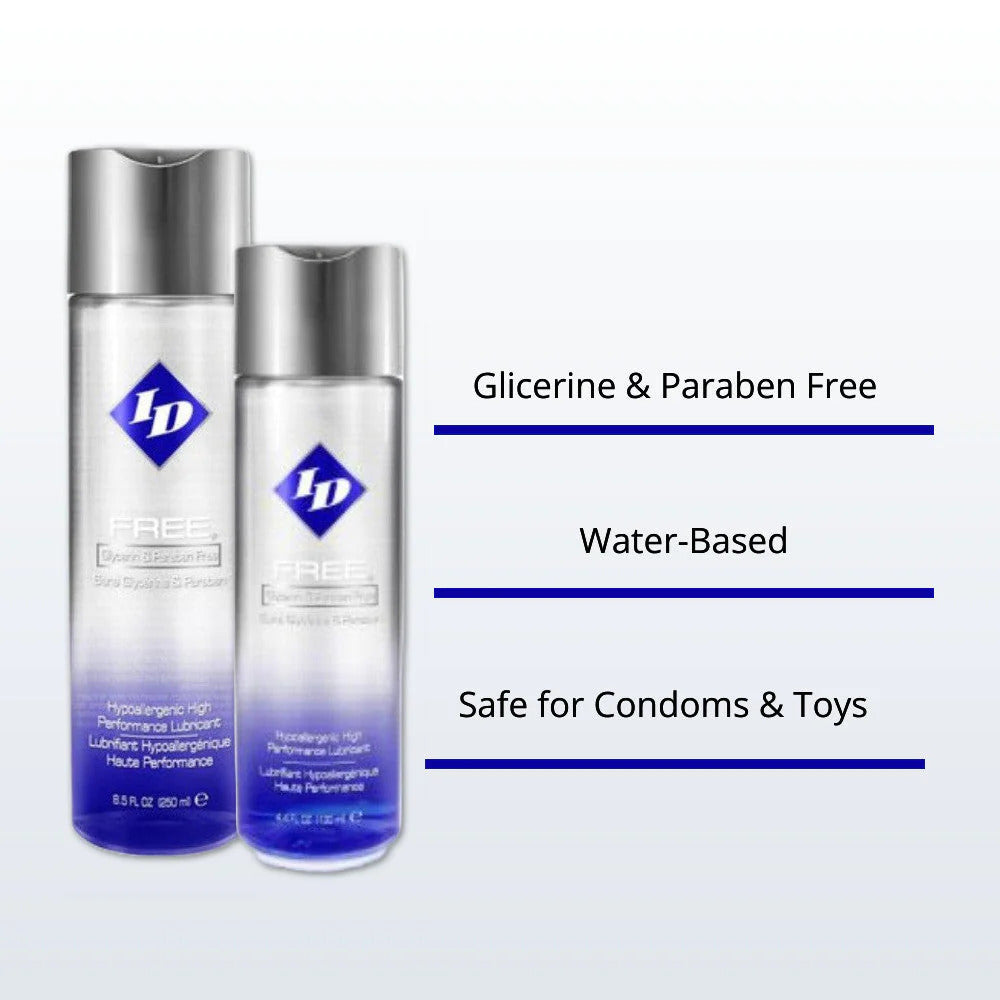 ID Free Hypoallergenic Water-Based Lubricant 65ml | Water-Based Lube | ID Lubricants | Bodyjoys