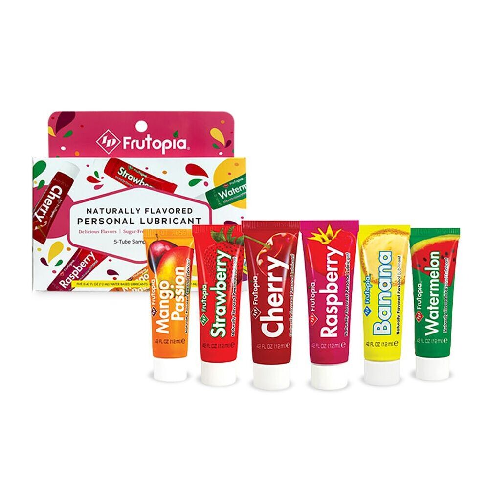 ID Frutopia Assorted Flavoured Lube Sampler Pack 5 x 12ml | Flavoured Lube | ID Lubricants | Bodyjoys