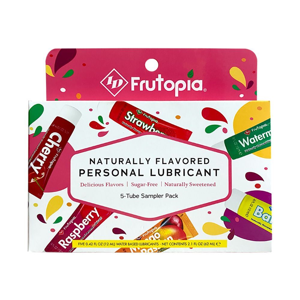 ID Frutopia Assorted Flavoured Lube Sampler Pack 5 x 12ml | Flavoured Lube | ID Lubricants | Bodyjoys