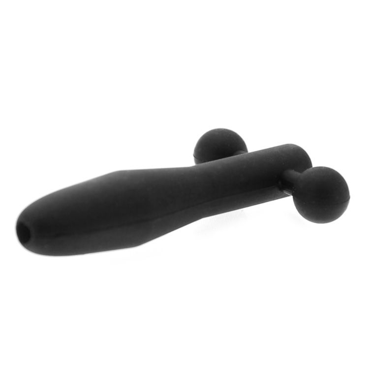 Master Series Barbell Hollow Silicone Cum-Thru Penis Plug | Urethral Sound | Master Series | Bodyjoys