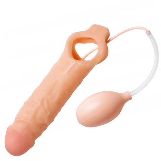 Size Matters Realistic Ejaculating Penis Sheath | Ejaculating Dildo | Size Matters | Bodyjoys