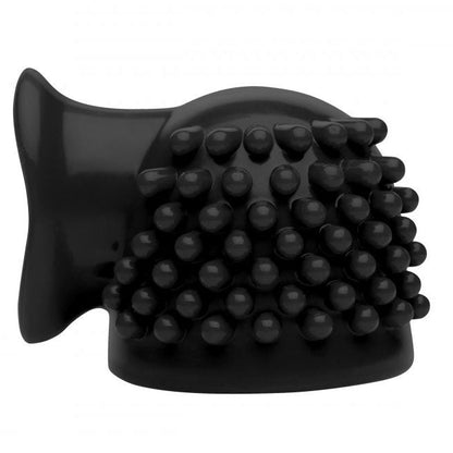 Thunder-Gasm 3-In-1 Silicone Wand Attachment Black | Massage Wand Vibrator | Master Series | Bodyjoys