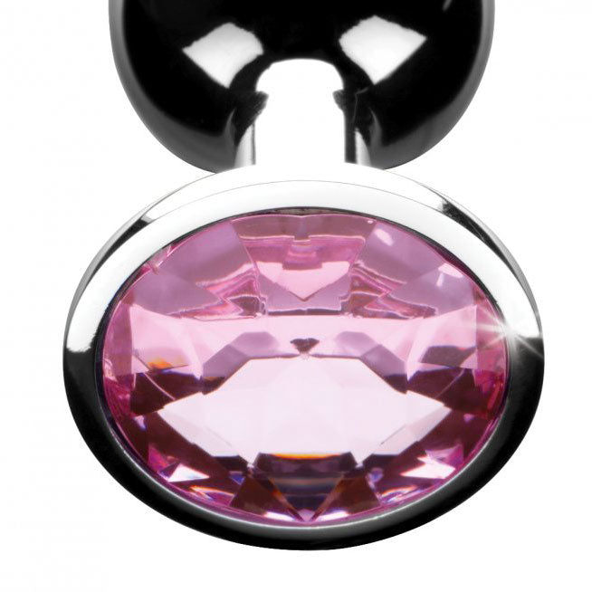 Booty Sparks Pink Gem Anal Plug Medium | Jewelled Butt Plug | XR Brands | Bodyjoys