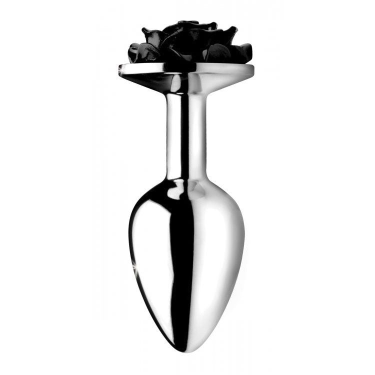 Booty Sparks Black Rose Anal Plug Large | Jewelled Butt Plug | XR Brands | Bodyjoys