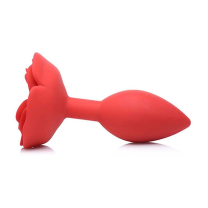 Master Series Booty Bloom Silicone Rose Anal Plug Red | Classic Butt Plug | Master Series | Bodyjoys