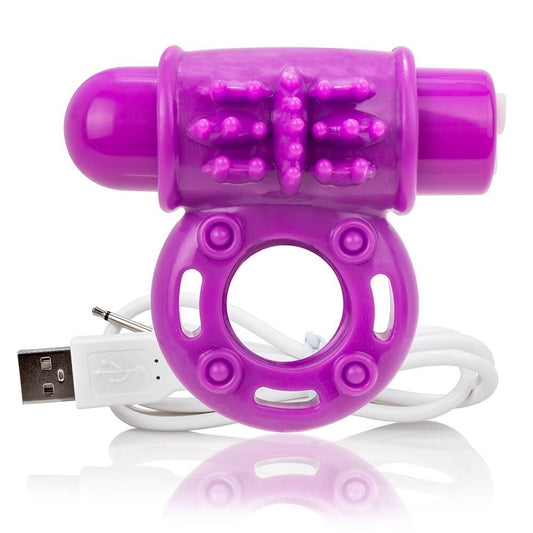 Screaming O Charged O Wow Vibrating Cock Ring Purple | Vibrating Cock Ring | Screaming O | Bodyjoys