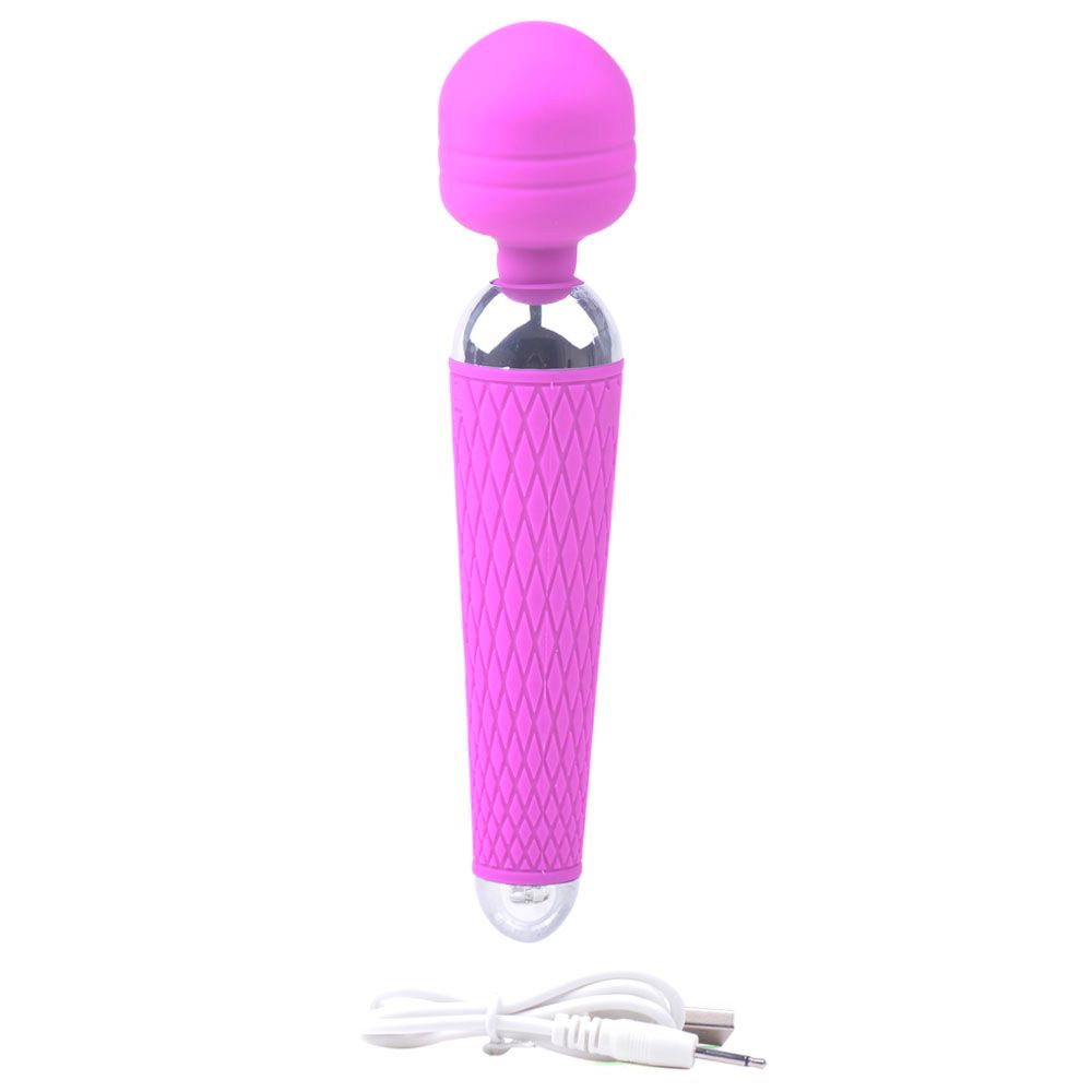 10-Speed Purple Rechargeable Magic Wand | Massage Wand Vibrator | Various brands | Bodyjoys