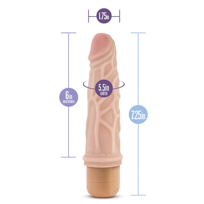 Dr. Skin Cock Vibe 3 Vibrating 7.25 Inch Dildo | Dildo Vibrator | Blush Novelties | Bodyjoys