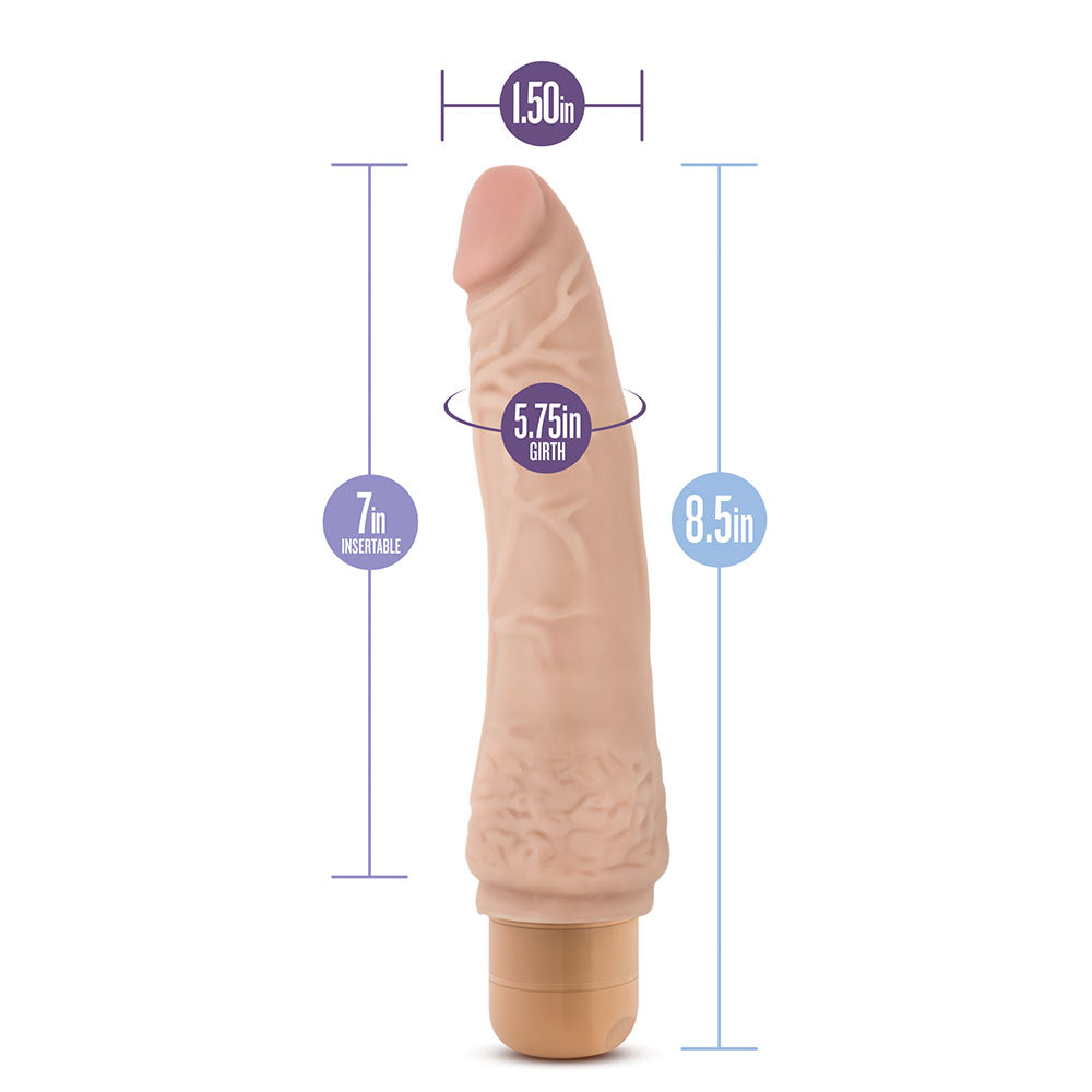 Dr. Skin Cock Vibe 7 Vibrating 8.5 Inch Dildo | Dildo Vibrator | Blush Novelties | Bodyjoys