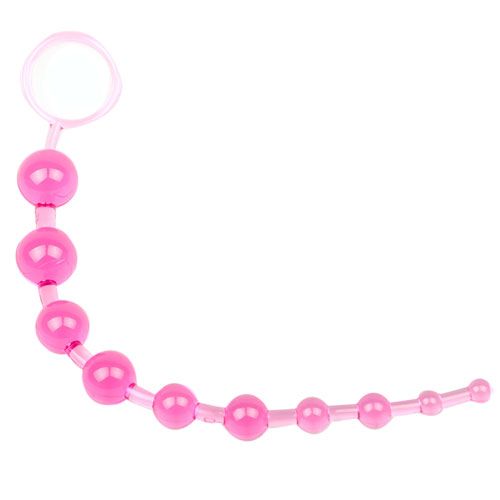 Chain Of 10 Anal Beads Pink | Anal Beads | Various brands | Bodyjoys