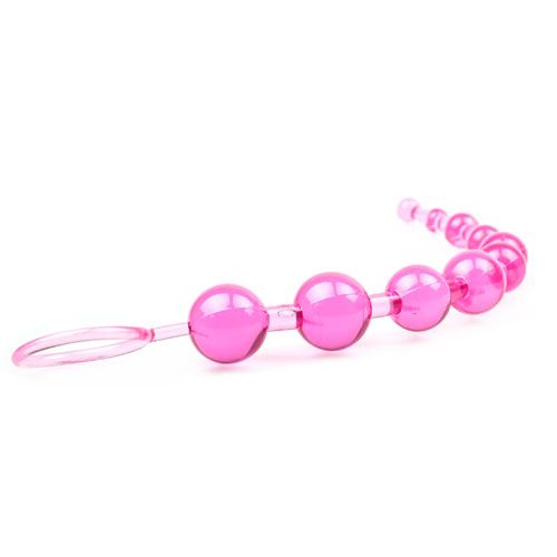 Chain Of 10 Anal Beads Pink | Anal Beads | Various brands | Bodyjoys