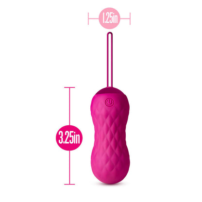 Lush Carina Gyrating Remote Control Love Egg Pink | Love Egg Vibrator | Blush Novelties | Bodyjoys