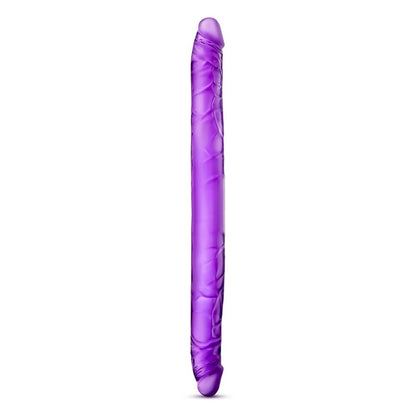 B Yours 16 Inch Double Dildo Purple | Double-Ended Dildo | Blush Novelties | Bodyjoys