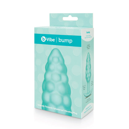 B-Vibe Bump Textured Vibrating Butt Plug Green | Vibrating Butt Plug | B-Vibe | Bodyjoys