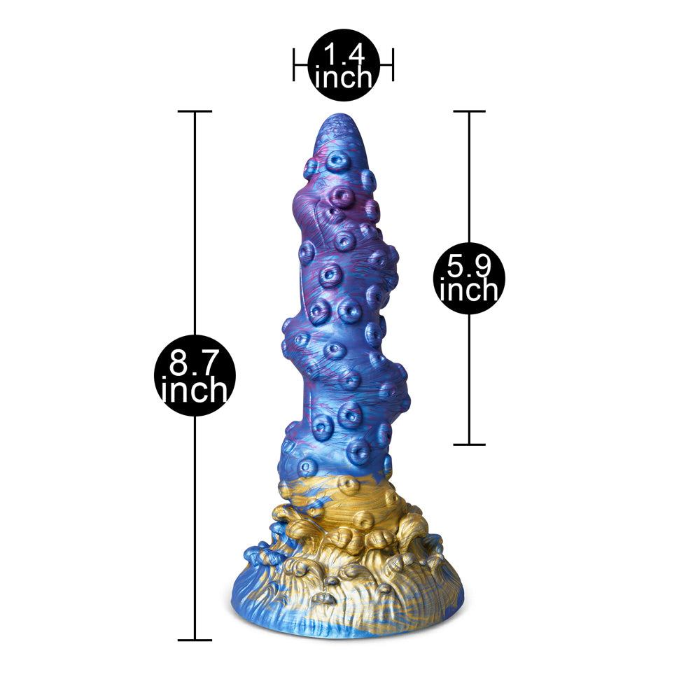 Alien Rippled Tentacle Silicone Dildo With Suction Cup | Fantasy Dildo | Various brands | Bodyjoys