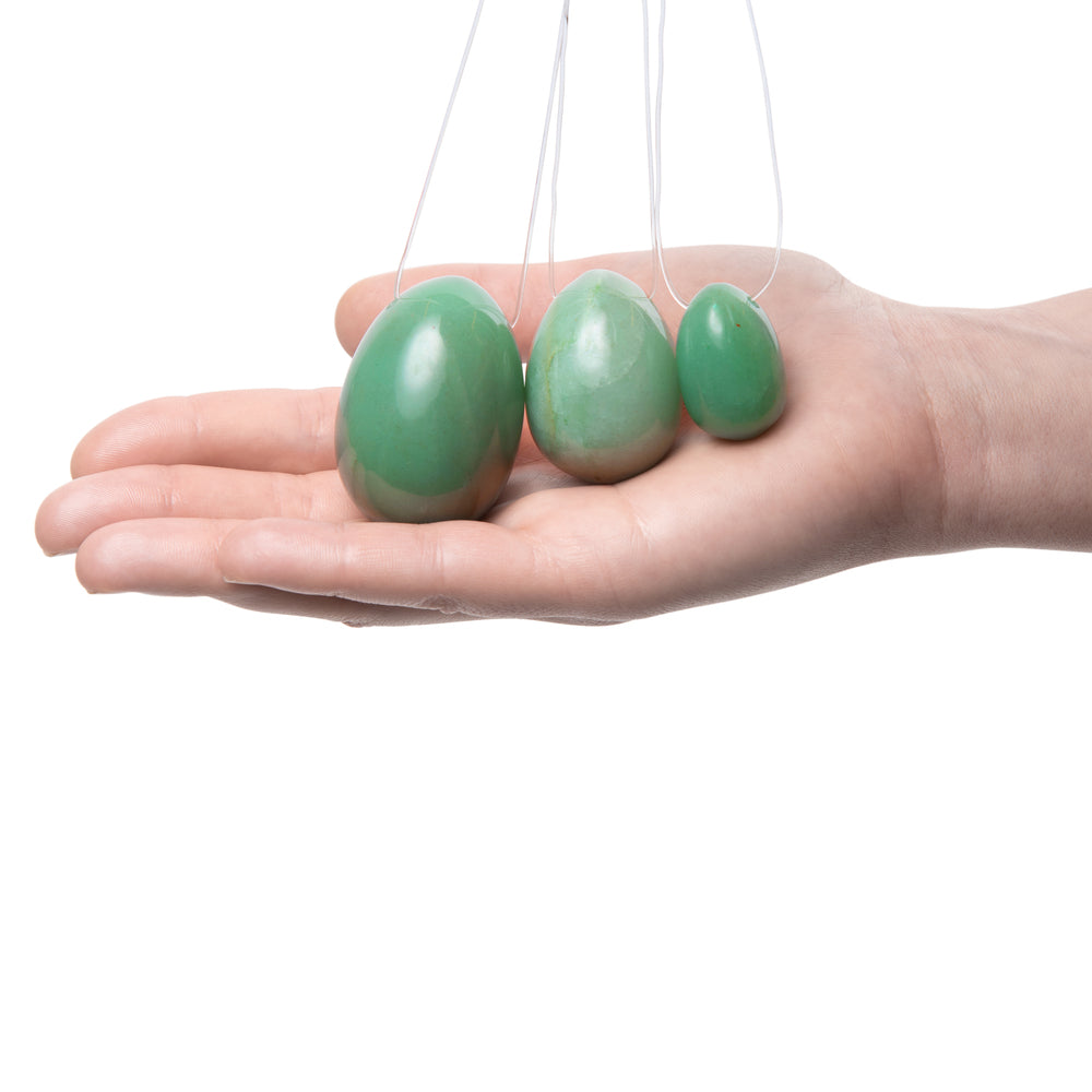 La Gemmes Yoni Egg Set Jade 3 Pieces | Kegel Exercisers | Various brands | Bodyjoys