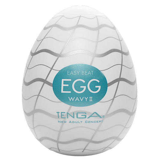 Tenga Wavy 2 Egg Masturbator | Male Masturbator | Tenga | Bodyjoys