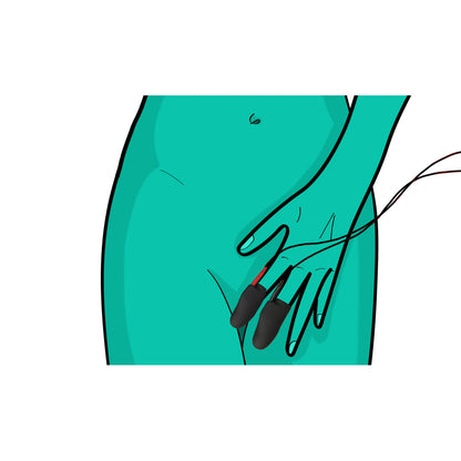 ElectraStim Silicone Noir Explorer Electro Finger Sleeves | Clitoral Vibrator | ElectraStim | Bodyjoys